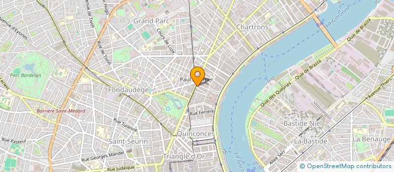 localisation de l'entreprise MONSIEUR KEVIN CHAULET  BORDEAUX