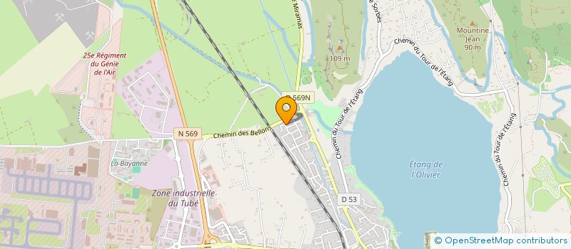 localisation de l'entreprise MONSIEUR KEVIN CHAUVET  PELISSANNE