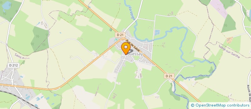 localisation de l'entreprise MONSIEUR KEVIN CHAUVET  BOUESSAY