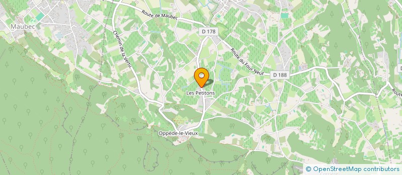 localisation de l'entreprise MONSIEUR KEVIN CHAUVIN  OPPEDE