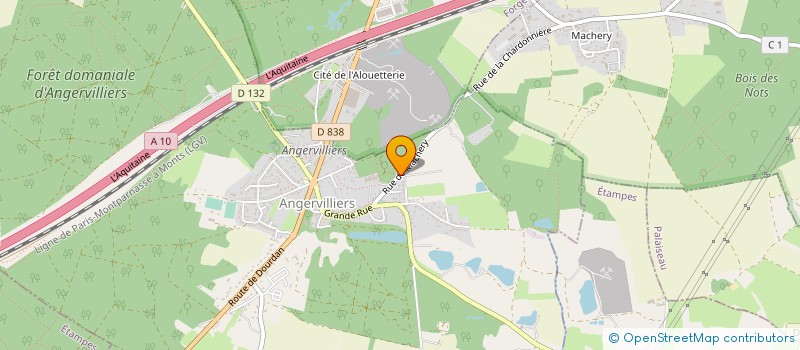 localisation de l'entreprise MONSIEUR KEVIN CHELET  ANGERVILLIERS