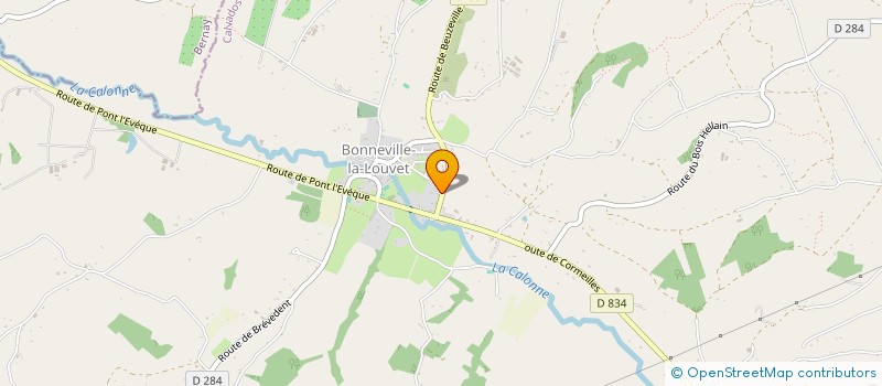 localisation de l'entreprise MONSIEUR KEVIN CHEMIN  BONNEVILLE-LA-LOUVET