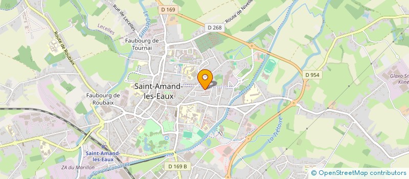 localisation de l'entreprise MONSIEUR KEVIN CHEVAL  SAINT-AMAND-LES-EAUX