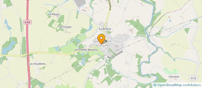 localisation de l'entreprise MONSIEUR KEVIN CHEVALIER  SAINT-HILAIRE-LE-VOUHIS