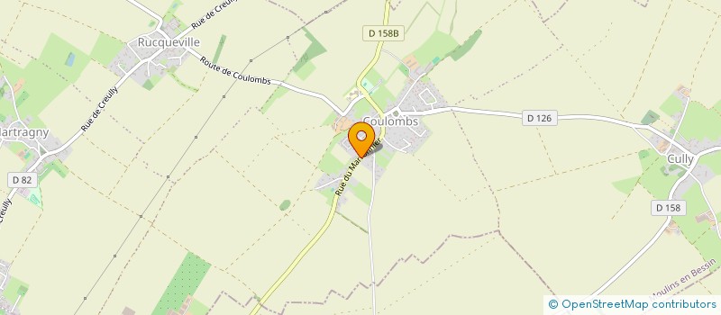 localisation de l'entreprise MONSIEUR KEVIN CHEVALLIER  MOULINS-EN-BESSIN