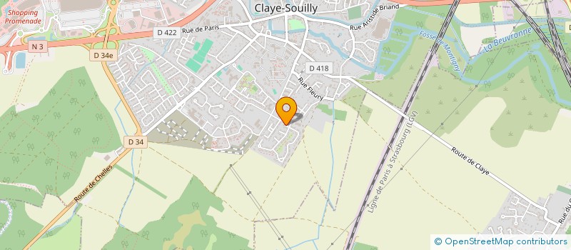 localisation de l'entreprise MONSIEUR KEVIN CHEVRET  CLAYE-SOUILLY