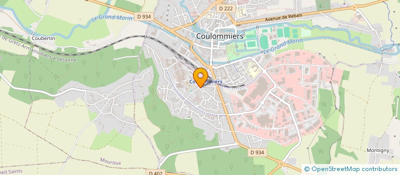localisation de l'entreprise MONSIEUR KEVIN CHEVRIER  COULOMMIERS