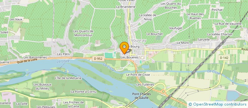 localisation de l'entreprise MONSIEUR KEVIN CHICOISNE  VOUVRAY