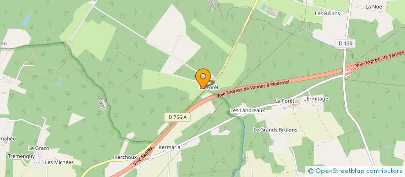 localisation de l'entreprise MONSIEUR KEVIN CHOBERT à ELVEN