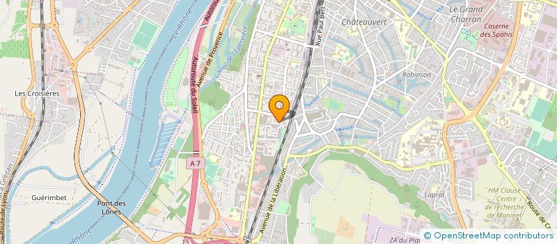 localisation de l'entreprise MONSIEUR KEVIN CHOMAT  TAIN-L'HERMITAGE