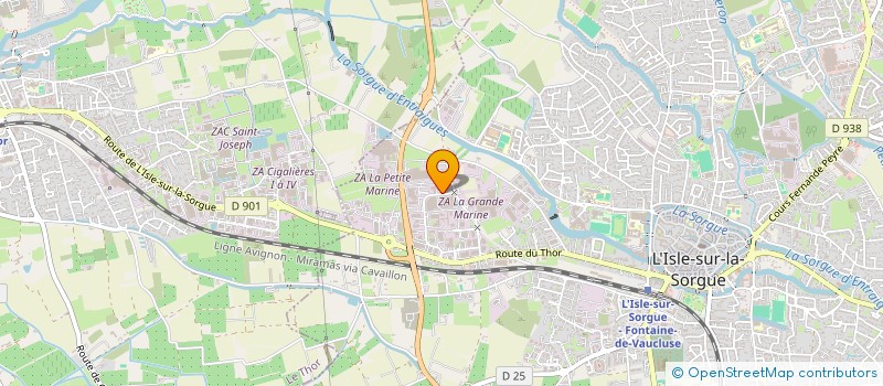 localisation de l'entreprise MONSIEUR KEVIN CHOPIN à L'ISLE-SUR-LA-SORGUE