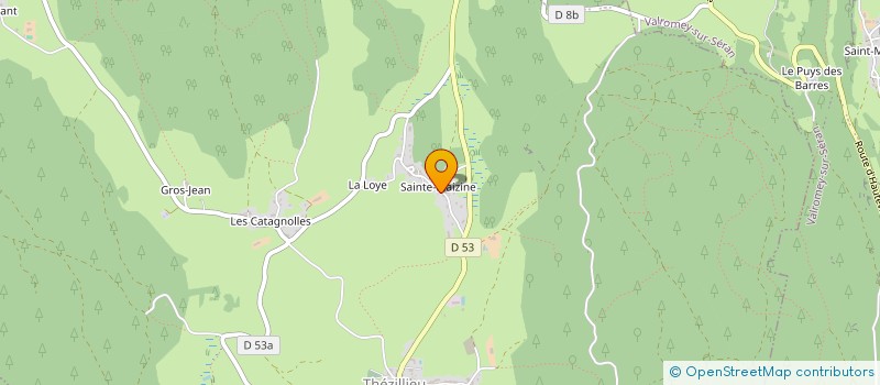 localisation de l'entreprise MONSIEUR KEVIN CHUETTE  PLATEAU D'HAUTEVILLE