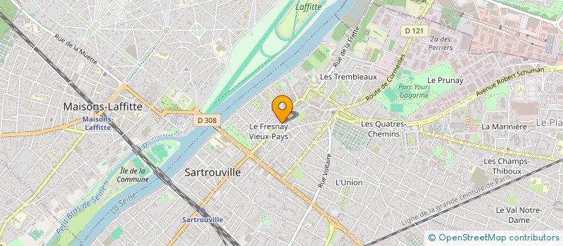 localisation de l'entreprise MONSIEUR KEVIN CISSE à SARTROUVILLE