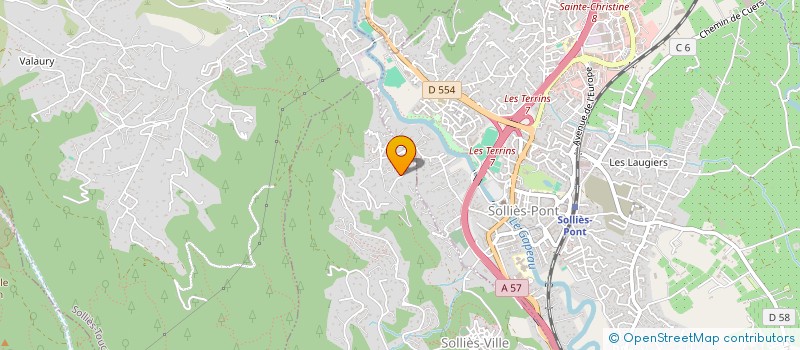 localisation de l'entreprise MONSIEUR KEVIN CLARK  SOLLIES-VILLE