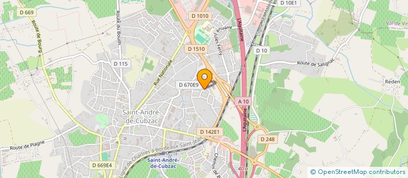 localisation de l'entreprise MONSIEUR KEVIN CLAVON  SAINT-ANDRE-DE-CUBZAC