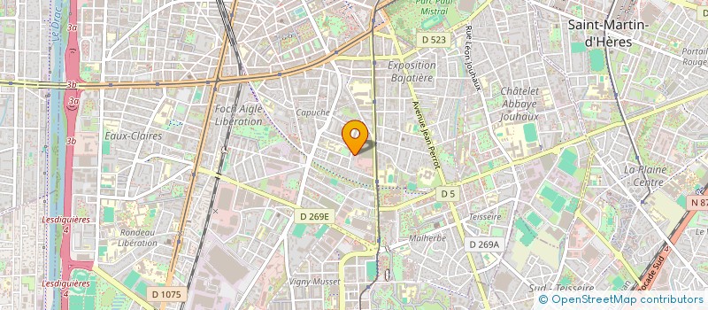 localisation de l'entreprise MONSIEUR KEVIN CLEMENT à GRENOBLE