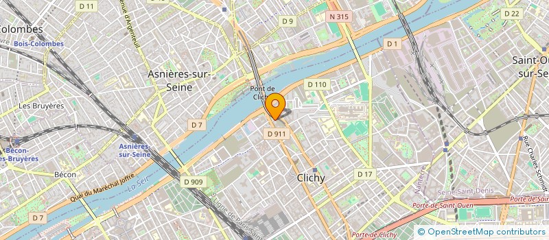localisation de l'entreprise MONSIEUR KEVIN CLOAREC à CLICHY