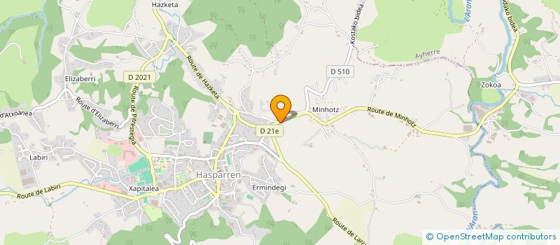 localisation de l'entreprise MONSIEUR KEVIN CLOWEZ  HASPARREN