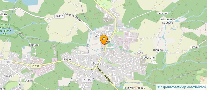 localisation de l'entreprise MONSIEUR KEVIN COHEN  TOSSE