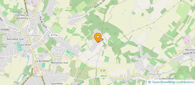 localisation de l'entreprise MONSIEUR KEVIN COLIN  FRONTON