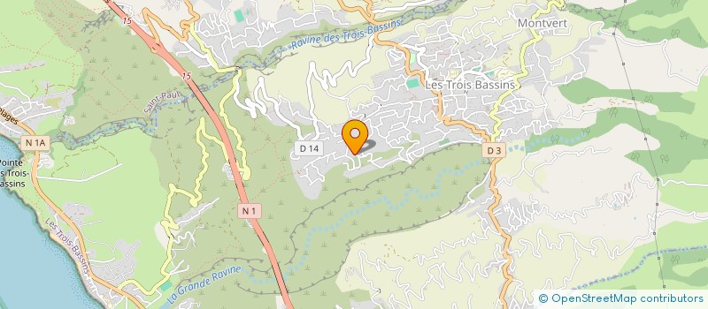 localisation de l'entreprise MONSIEUR KEVIN COLLET  LES TROIS-BASSINS