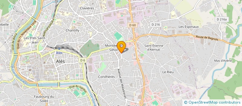 localisation de l'entreprise MONSIEUR KEVIN COLOME  ALES