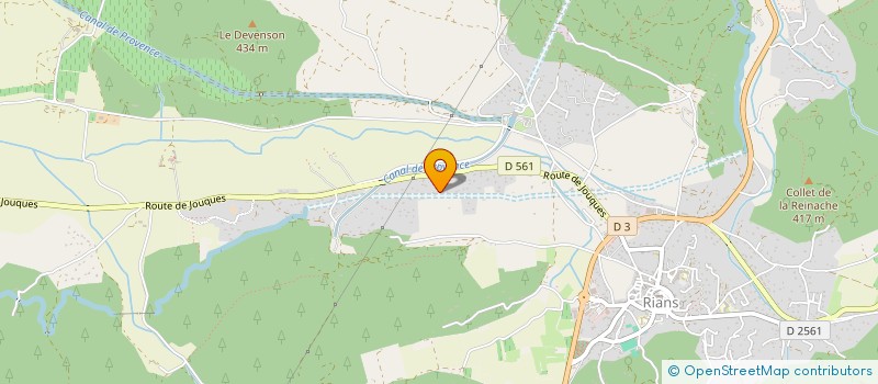 localisation de l'entreprise MONSIEUR KEVIN COMBES  RIANS