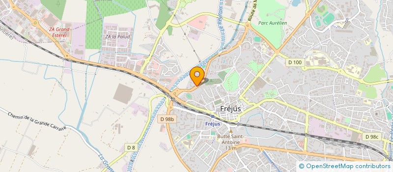 localisation de l'entreprise MONSIEUR KEVIN CONSTANT à FREJUS