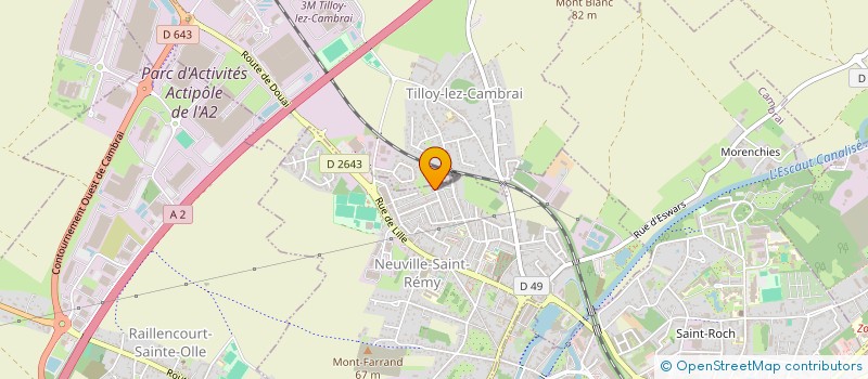 localisation de l'entreprise MONSIEUR KEVIN COQUELET  NEUVILLE-SAINT-REMY