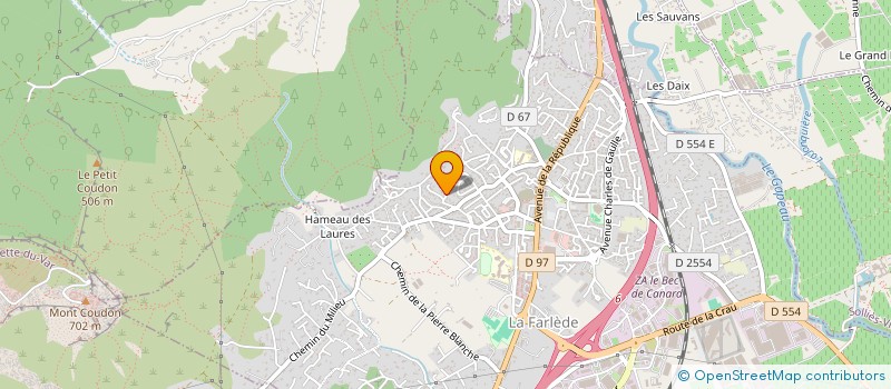 localisation de l'entreprise MONSIEUR KEVIN COQUELLE  LA FARLEDE