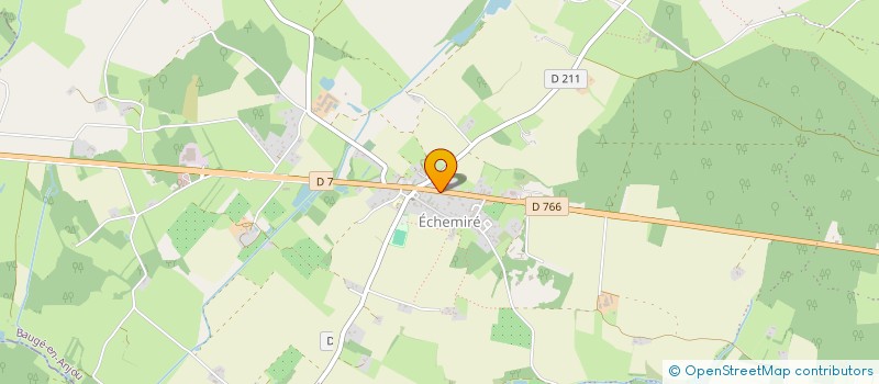 localisation de l'entreprise MONSIEUR KEVIN CORBISIER  BAUGE EN ANJOU