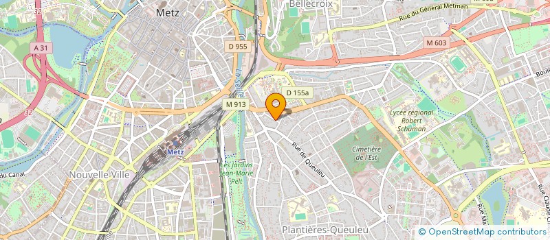 localisation de l'entreprise MONSIEUR KEVIN CORCERON  METZ