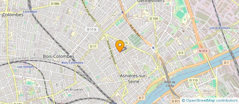 localisation de l'entreprise MONSIEUR KEVIN CORDIER-ROYER à ASNIERES-SUR-SEINE