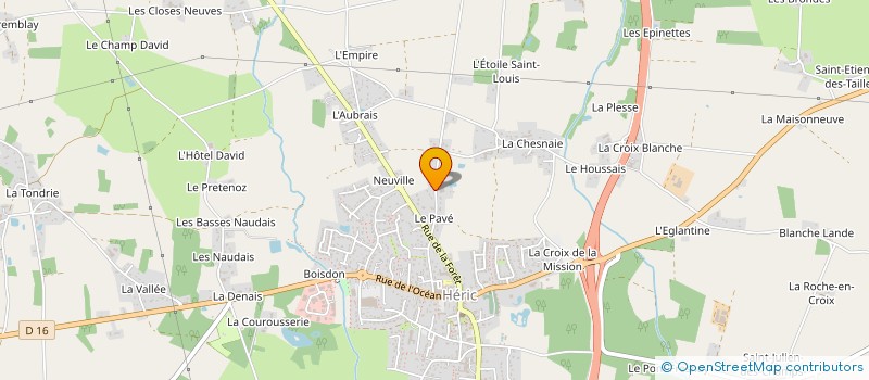 localisation de l'entreprise MONSIEUR KEVIN CORMERAIS  HERIC