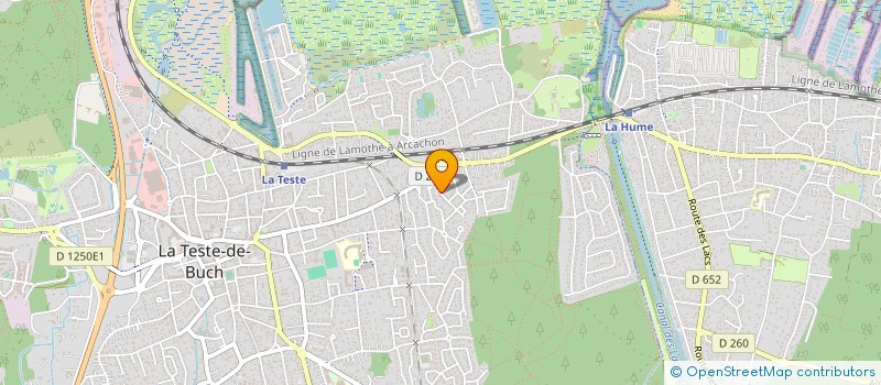 localisation de l'entreprise MONSIEUR KEVIN CORVISIER  LA TESTE-DE-BUCH