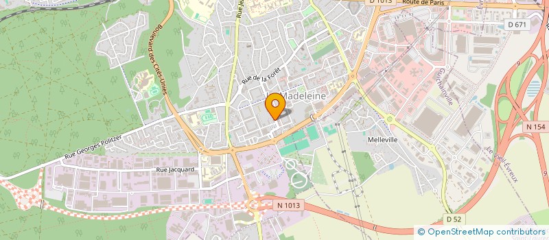 localisation de l'entreprise MONSIEUR KEVIN COUDE  EVREUX