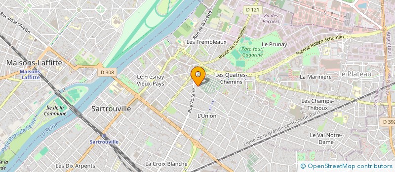 localisation de l'entreprise MONSIEUR KEVIN COULON-TOMAC à SARTROUVILLE