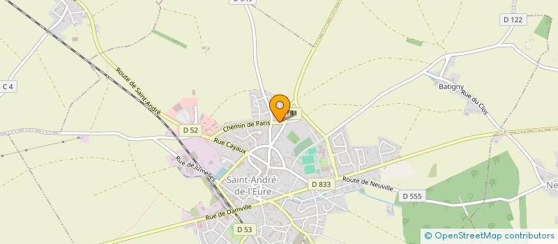 localisation de l'entreprise MONSIEUR KEVIN COURIVAUD  SAINT-ANDRE-DE-L'EURE