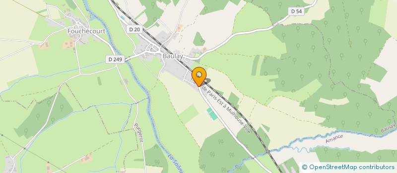 localisation de l'entreprise MONSIEUR KEVIN COURTY  BAULAY