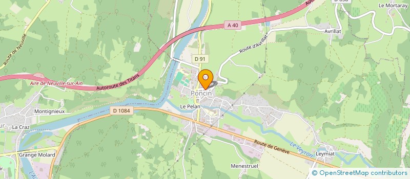 localisation de l'entreprise MONSIEUR KEVIN COUSTEAUX  PONCIN