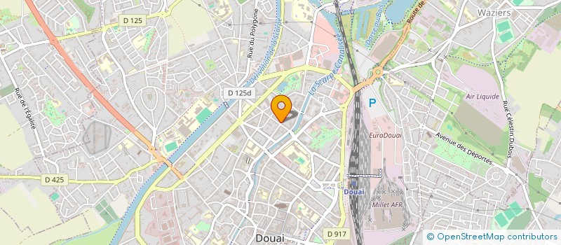 localisation de l'entreprise MONSIEUR KEVIN CRAMER à DOUAI