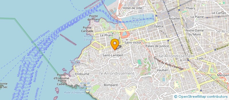 localisation de l'entreprise MONSIEUR KEVIN CREPT  MARSEILLE