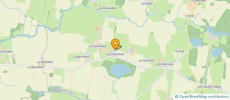 localisation de l'entreprise MONSIEUR KEVIN CROSSOUARD  LA CHAPELLE-GLAIN