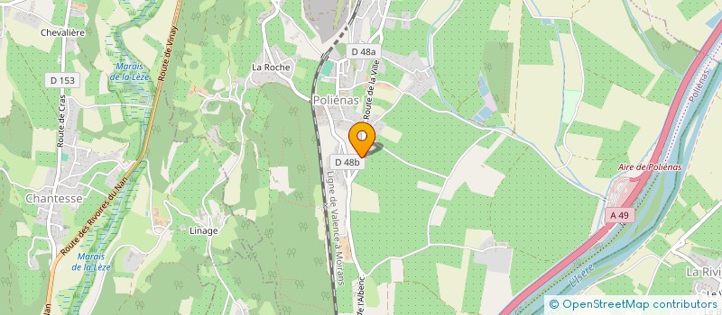 localisation de l'entreprise MONSIEUR KEVIN CUSIN  POLIENAS