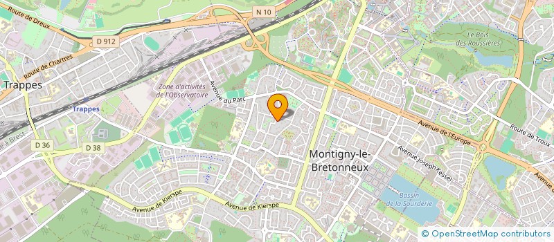 localisation de l'entreprise MONSIEUR KEVIN DA SILVA  MONTIGNY-LE-BRETONNEUX