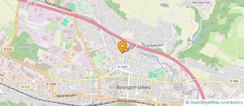 localisation de l'entreprise MONSIEUR KEVIN DA SILVA  BOURGOIN-JALLIEU