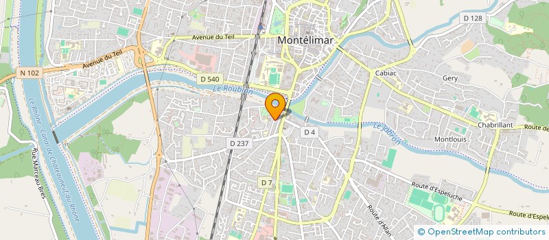 localisation de l'entreprise MONSIEUR KEVIN DAHOU à MONTELIMAR