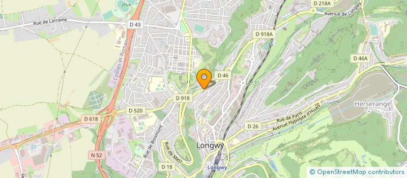 localisation de l'entreprise MONSIEUR KEVIN DAMAR à LONGWY