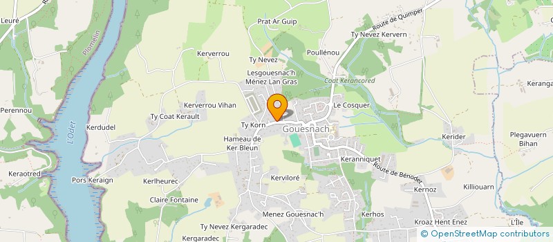 localisation de l'entreprise MONSIEUR KEVIN DANIEL  GOUESNACH