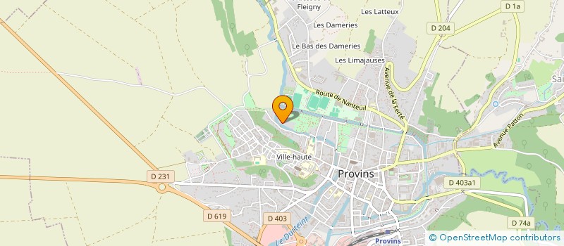 localisation de l'entreprise MONSIEUR KEVIN DANJOU  PROVINS